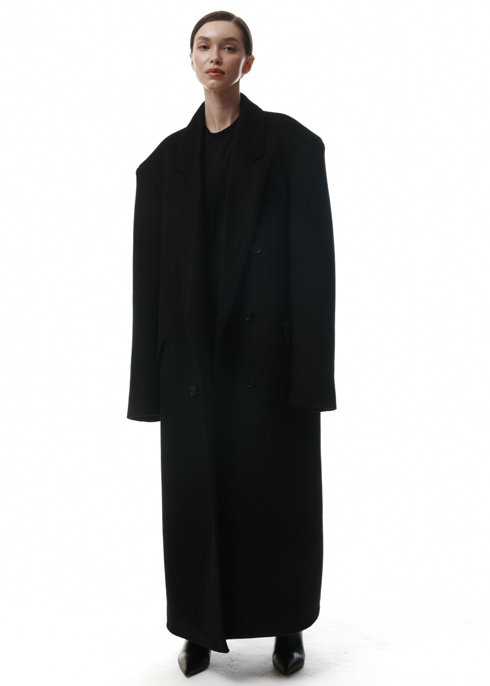 Grandfather's coat black